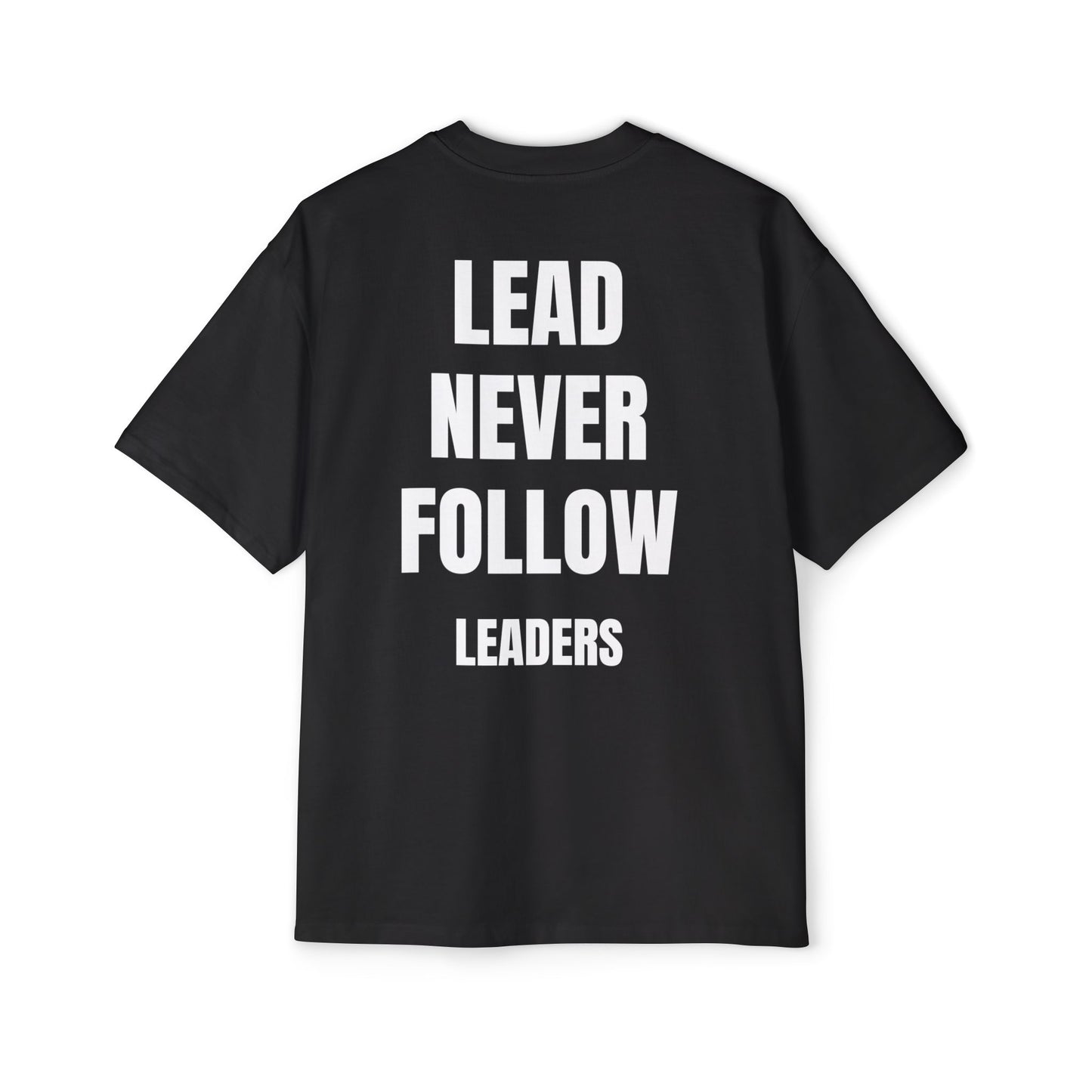 LEAD NEVER FOLLOW Koszulka Bluzka Boxy Oversized Tee T-shirt