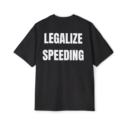 LEGALIZE SPEEDING Koszulka Bluzka Boxy Oversized Tee T-shirt