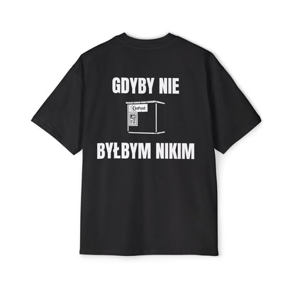 GDYBY NIE PACZKOMATY BYLBYM NIKIM Koszulka Bluzka Boxy Oversized Tee T-shirt