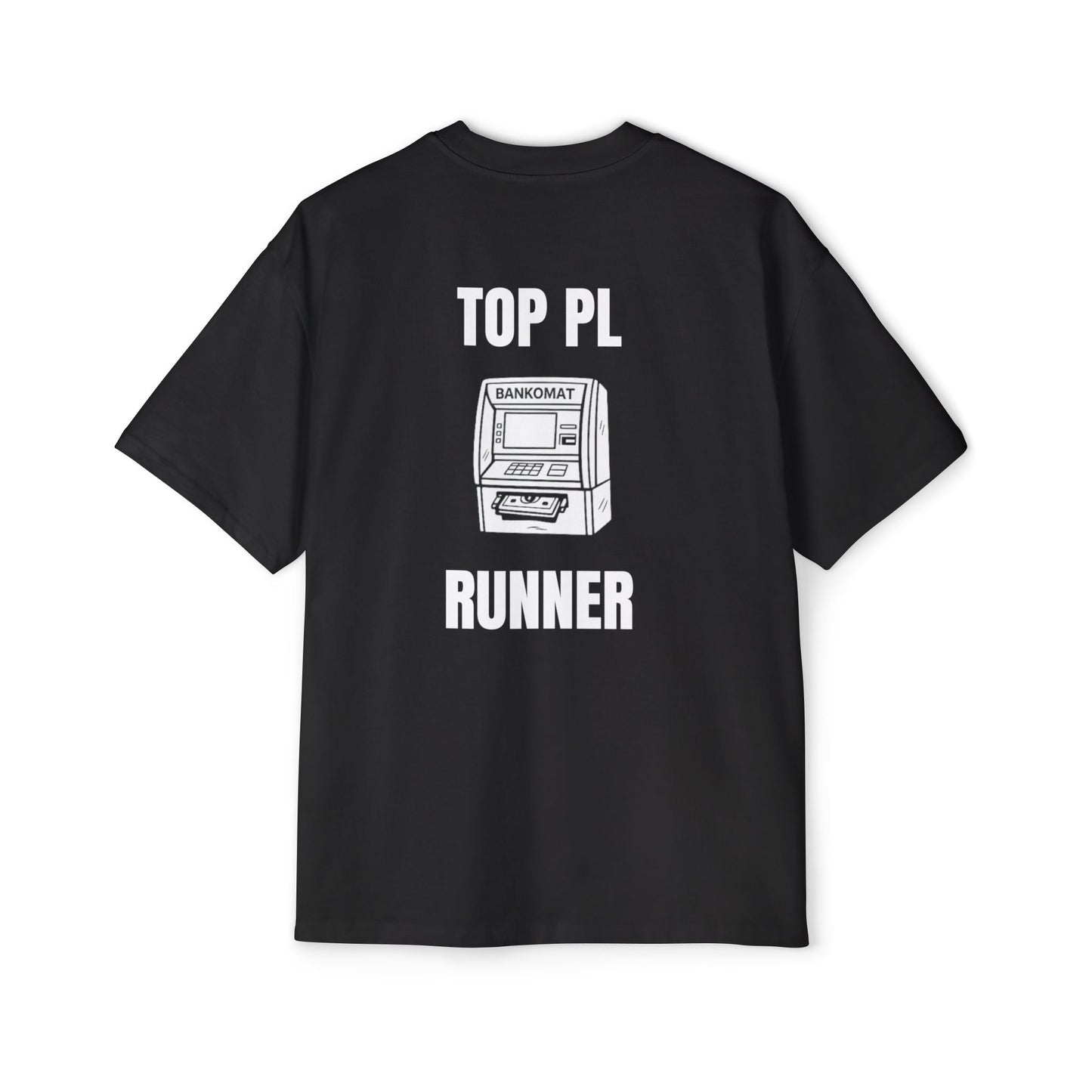 TOP PL RUNNER Koszulka Bluzka Boxy Oversized Tee T-shirt