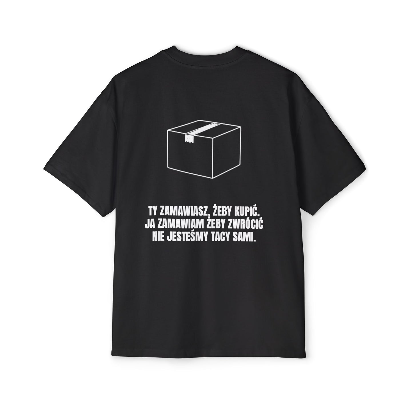 KUPUJE ŻEBY ZWRÓCIĆ Koszulka Bluzka Boxy Oversized Tee T-shirt