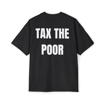 TAX THE POOR Koszulka Bluzka Boxy Oversized Tee T-shirt