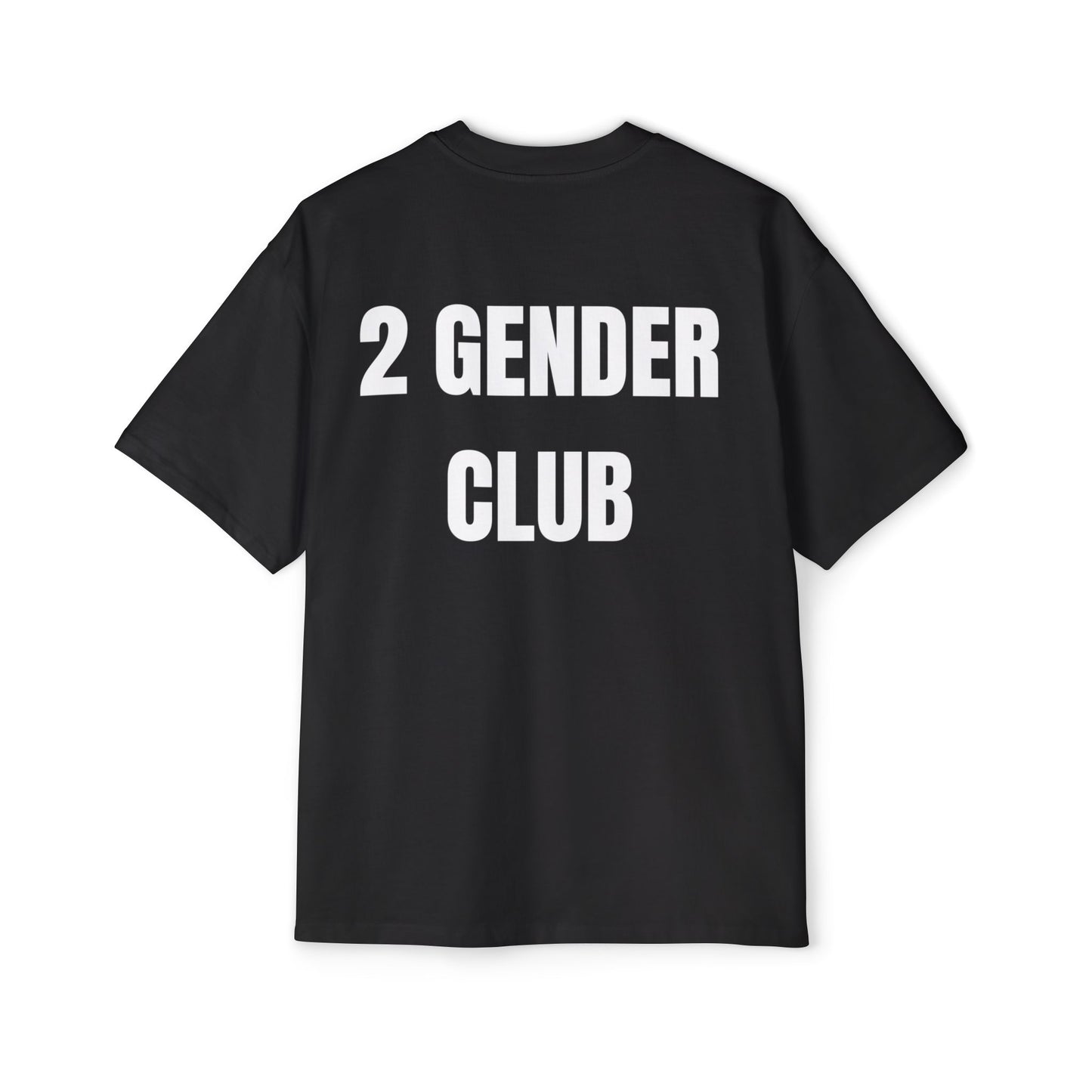 2 GENDER CLUB Koszulka Bluzka Boxy Oversized Tee T-shirt