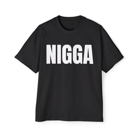 NIGGA Koszulka Bluzka Boxy Oversized Tee T-shirt