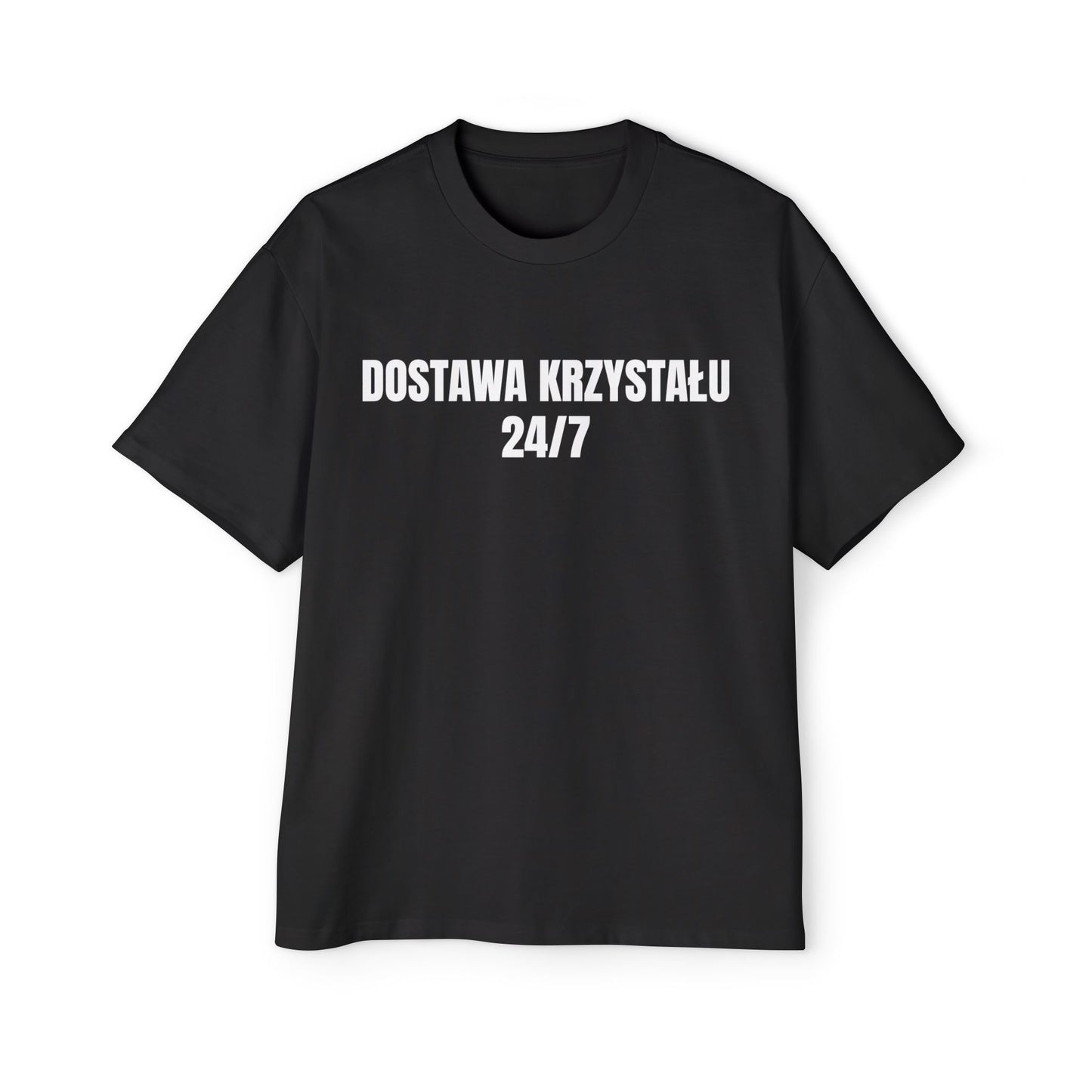 DOSTAWA KRYSZTAŁU 24/7 Koszulka Bluzka Boxy Oversized Tee T-shirt