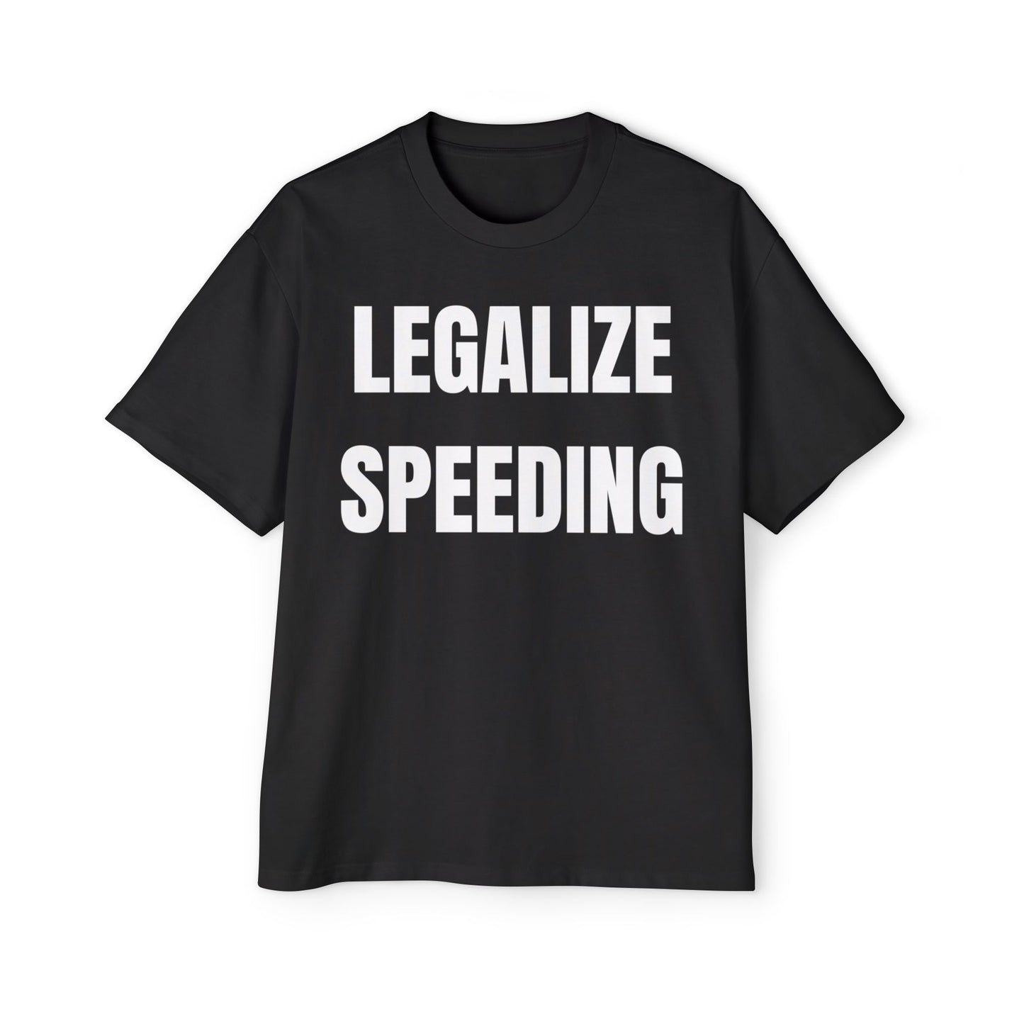 LEGALIZE SPEEDING Koszulka Bluzka Boxy Oversized Tee T-shirt